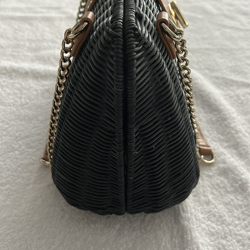 Talbots Black Rattan Bag - Picture 12 of 16